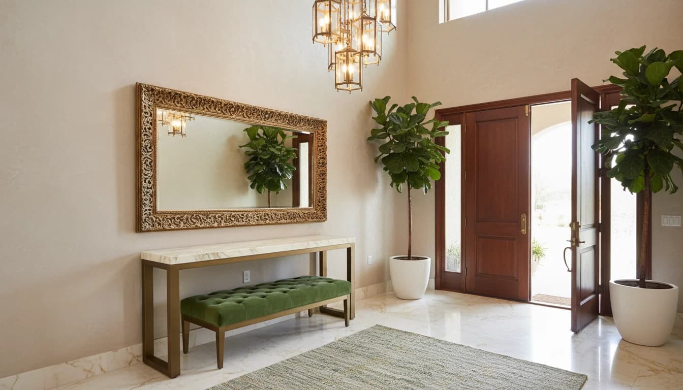 Entryway Welcome - AI Decoration App example